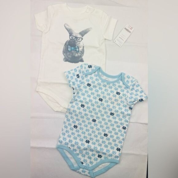 Gymboree Other - 2-GYMBOREE Baby Boy Bodysuit 100% Cotton 12-18 M (#5501)